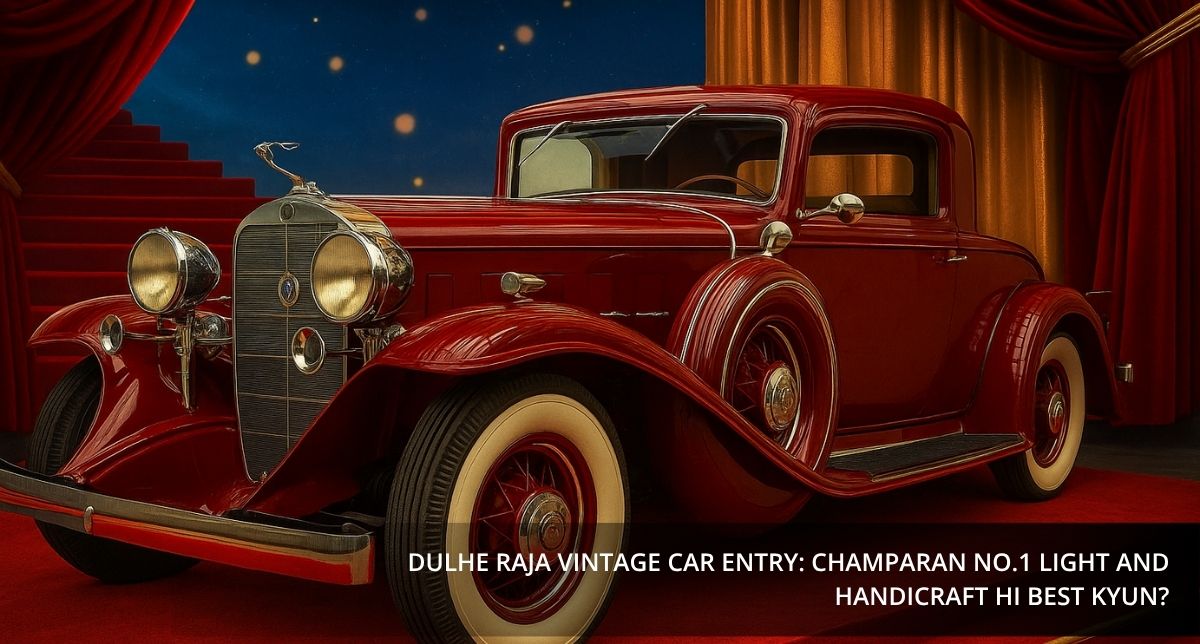 Dulhe Raja ki Shandaar Entry: Best Vintage Cars in Champaran