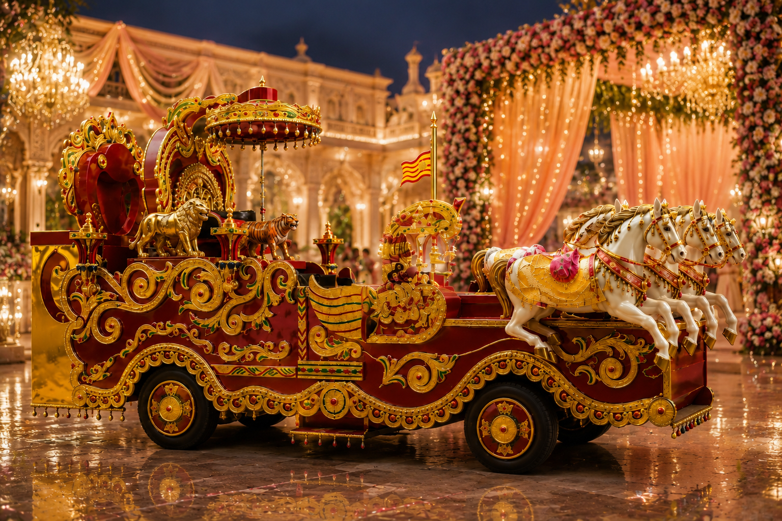 Wedding Rath Manufacturer in Bihar: Bahubali Rath, Vintage Car aur Baggi Seedha Factory Se Book Karein
