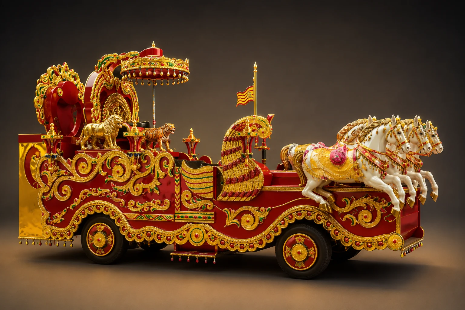 ACP Bahubali jeep rath for luxury wedding procession and ceremonial entry.