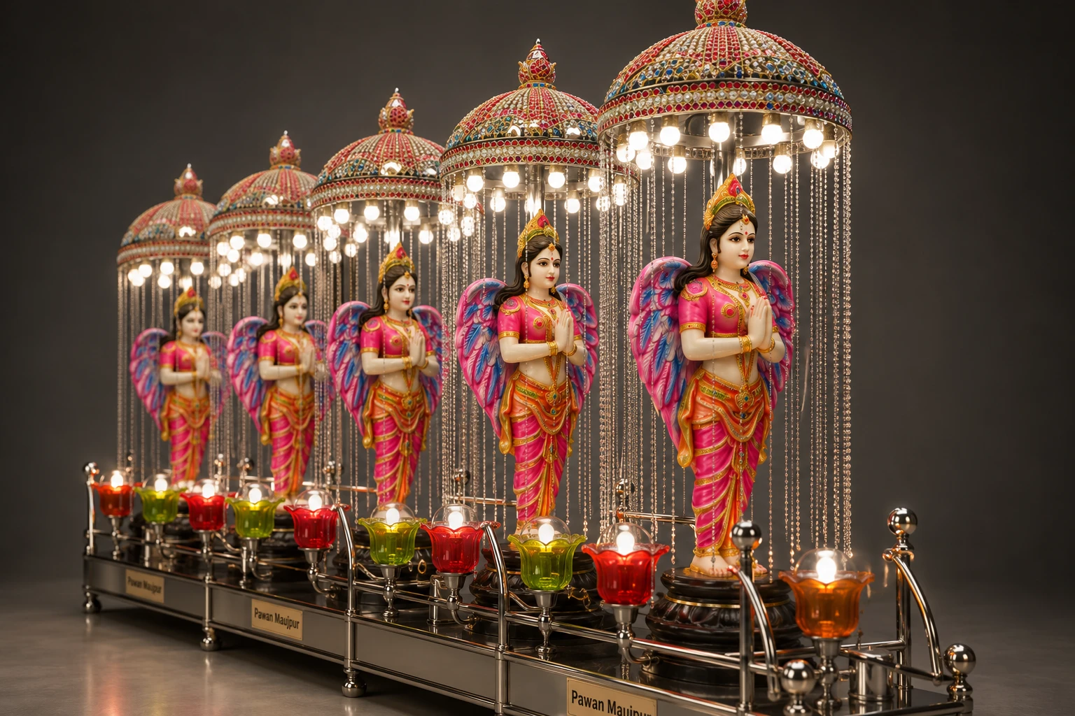 pari road light for luxury wedding procession and ceremonial entry.